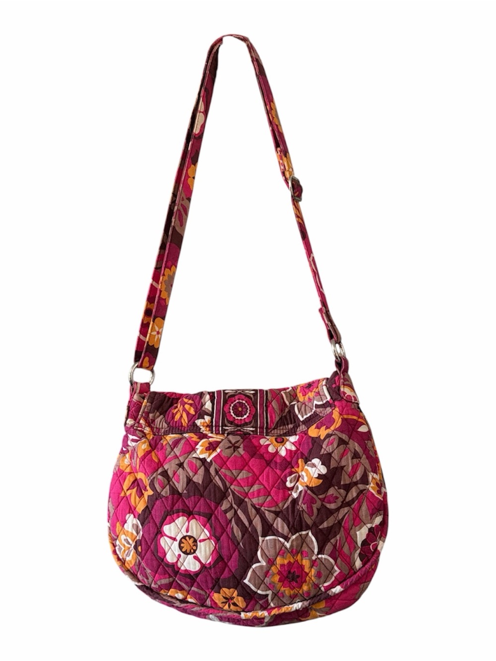 Vera Bradley Retired Carnaby Quilted Saddle Up Crossbody - Picture 2 of 7
